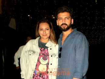 Photos: Sonakshi Sinha and Zaheer Iqbal snapped in Bandra