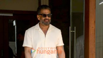 Photos: Suniel Shetty snapped outside a dental clinic in Khar