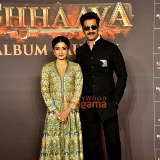 Photos: Vicky Kaushal, Rashmika Mandanna and and others grace the music launch of the film Chhaava