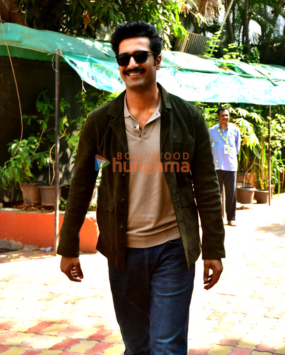 photos vicky kaushal and laxman utekar snapped promoting chhava 5