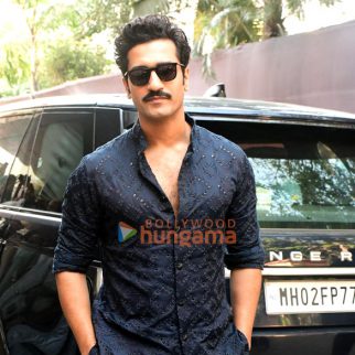 Photos: Vicky Kaushal snapped at MET College promoting Chhaava