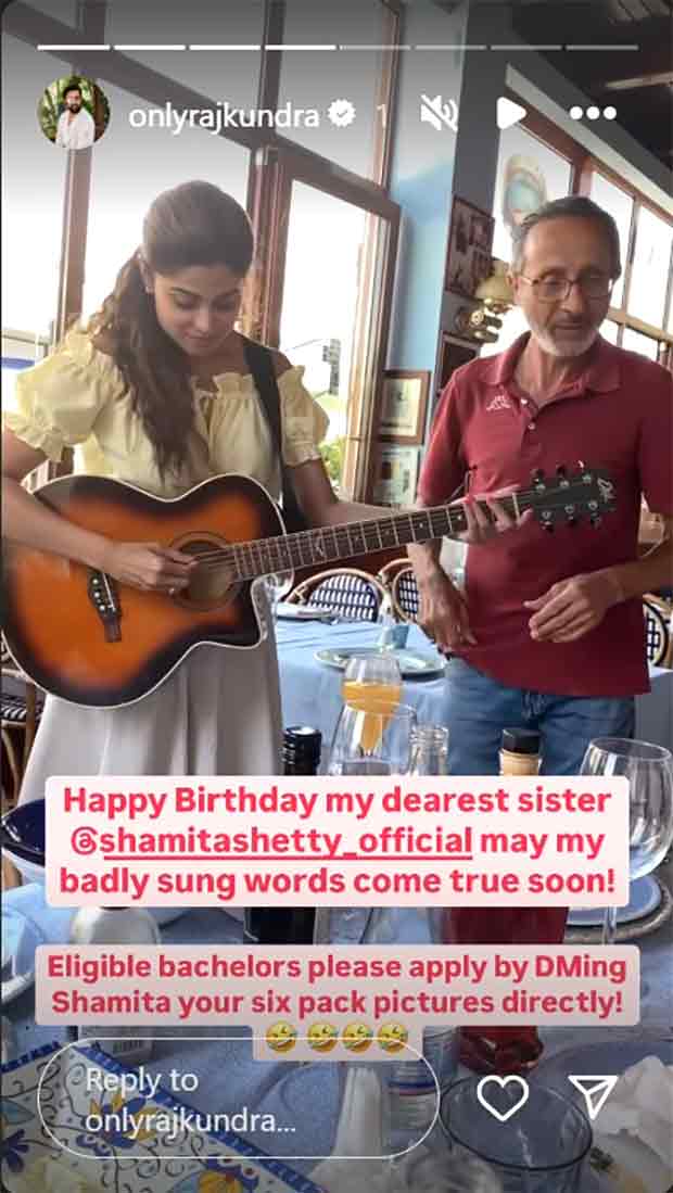 Raj Kundra advertises for ‘swayamvar’ of birthday girl Shamita Shetty; see post