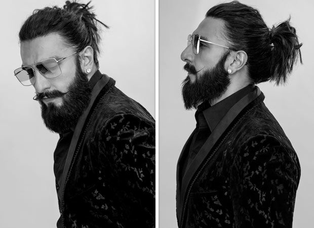 Ranveer Singh redefines power dressing in all-black velvet ensemble, sunglasses, and a man bun