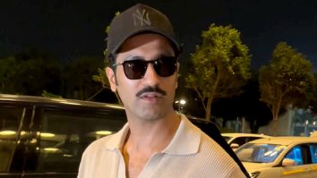 Our Chhaava Vicky Kaushal spotted at the airport in his dashing look