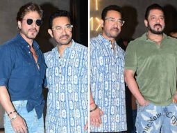Shah Rukh Khan, Aamir Khan, and Salman Khan reunite at Loveyapa screening; heartwarming moments steal the show, watch videos