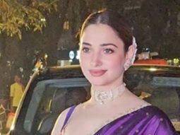 Tamannaah Bhatia’s purple saree giving Madhuri Dixit from Hum Aapke Hai Kon energy