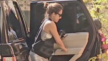 Malaika seems very regular to her workout routine