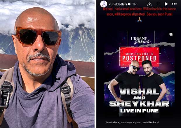 Vishal Dadlani meets with accident, cancels Pune concert; check deets!