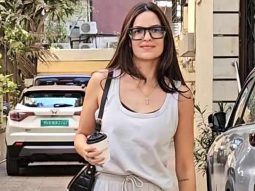 Natasa Stankovic grabbing a quick coffee