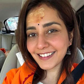 Raashii Khanna seeks blessings at Srisailam temple ahead of Holi festivities