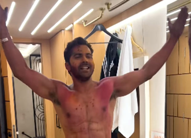 Varun Dhawan sends colourful Holi wishes from the sets of Sunny Sanskari Ki Tulsi Kumari, watch