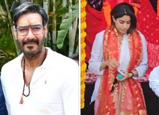 Ajay Devgn, Janhvi Kapoor seek blessings at Mumbai’s Krishna Kali Temple