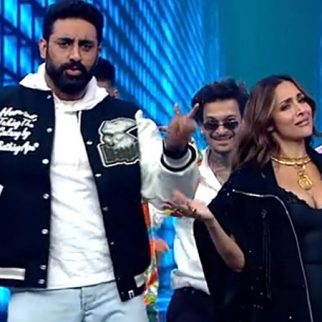 Abhishek Bachchan gives a surprise to Hip Hop India team; joins Malaika Arora for a dance number