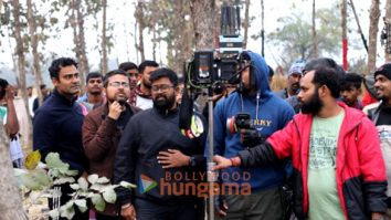 Baida on the sets