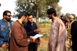 Baida on the sets