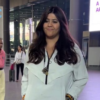 Ekta Kapoor snapped at the airport