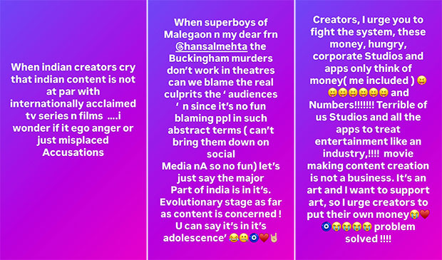 Ektaa R Kapoor slams Indian creators blaming Indian content for not being ‘on par’ with international content; says, “I wonder if it's ego, anger, or just misplaced accusations”