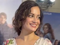 Fresh in floral! Dia Mirza smiles for paps at Nadaaniyan screening