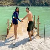 Hai Jaawani Toh Ishq Hona Hai: Varun Dhawan and Pooja Hegde wrap up Rishikesh schedule with a thrilling river plunge