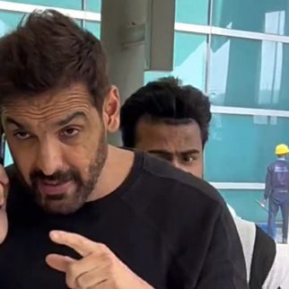 Handsome boy John Abraham snapped at the airport