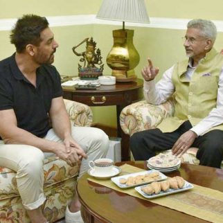 John Abraham meets External Affairs Minister Dr. S. Jaishankar; bond over The Diplomat, football and more!