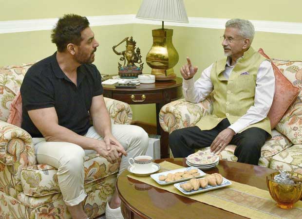 John Abraham meets External Affairs Minister Dr. S. Jaishankar; bond over The Diplomat, football and more!