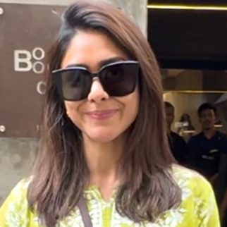 Mrunal Thakur papped in a kurta after a lunch date with her friend