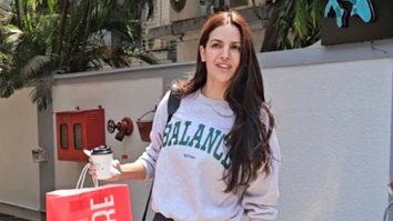 Elnaaz Norouzi spotted wearing in a beige co ord set