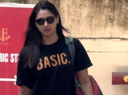 Nikita Dutta in her basic gym outfit