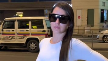 Nora Fatehi’s spotted wearing a funky tee