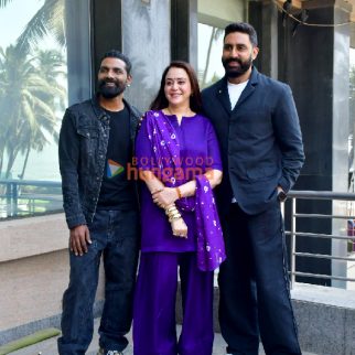 Photos: Abhishek Bachchan, Nora Fatehi, Remo D'Souza and Lizelle D'Souza snapped promoting Be Happy