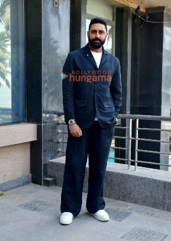 photos abhishek bachchan nora fatehi remo dsouza and lizelle dsouza snapped promoting be happy 2