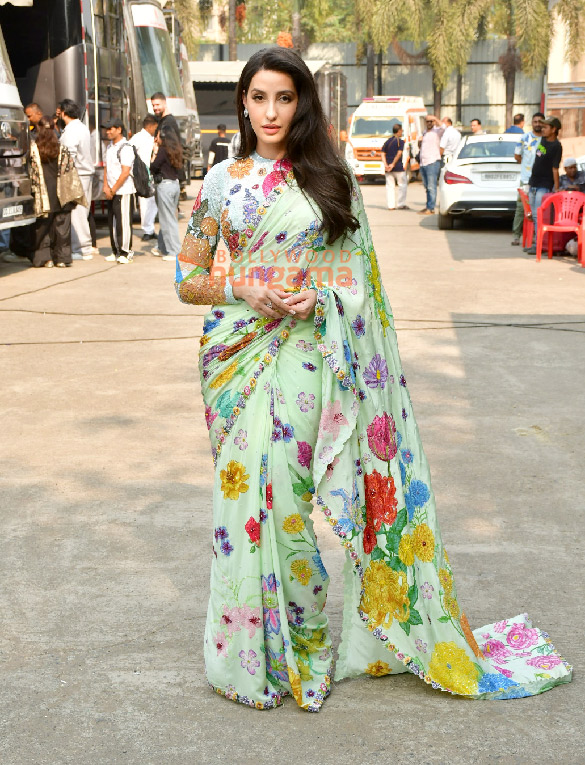 photos abhishek bachchan nora fatehi and remo dsouza snapped promoting be happy 2