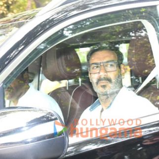 Photos: Ajay Devgn snapped leaving Ayan Mukerji's house in Santacruz