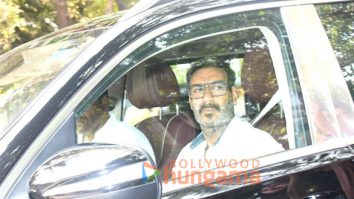Photos: Ajay Devgn snapped leaving Ayan Mukerji’s house in Santacruz