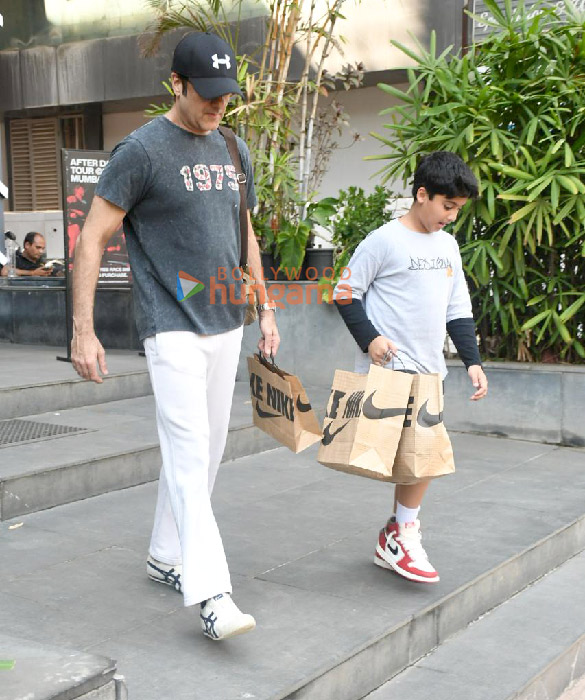 photos fardeen khan snapped with his kids in bandra 4