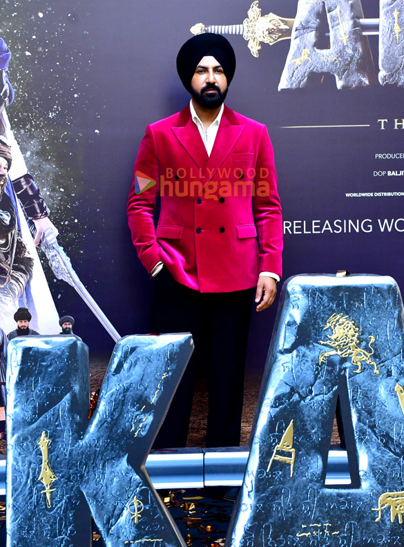 photos gippy grewal karan johar nimrat khaira and others snapped at akaal the unconquered trailer launch 6