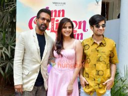 Photos: Jaaved Jaaferi, Vivaan Shah and Avantika Dasani snapped promoting their film Inn Galiyon Mein