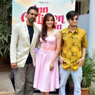 Photos: Jaaved Jaaferi, Vivaan Shah and Avantika Dasani snapped promoting their film Inn Galiyon Mein