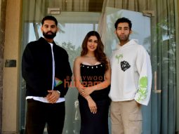 Photos: Jasmin Bajwa, Parmish Verma and Aadar Malik snapped promoting Kanneda