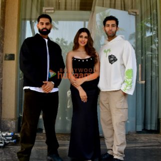 Photos: Jasmin Bajwa, Parmish Verma and Aadar Malik snapped promoting Kanneda