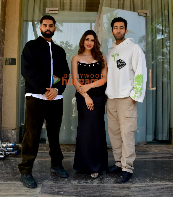 photos jasmin bajwa parmish verma and aadar malik snapped promoting kanneda 4