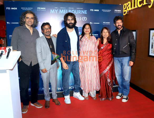 photos kartik aaryan kabir khan imtiaz ali and others grace the premiere of my melbourne 2