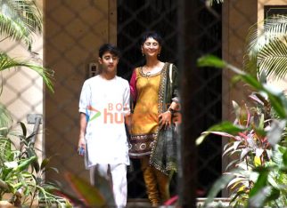 Photos: Kiran Rao snapped with son at Aamir Khan’s residence