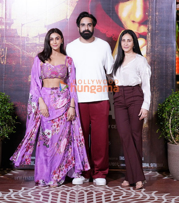 photos mithun chakraborty myraa sareen jaya prada and others attend the launch of the movie riwaj 7