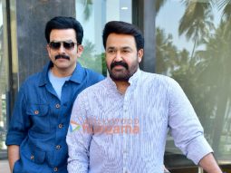 Photos: Prithviraj Sukumaran and Mohanlal snapped promoting L2E: Empuraan