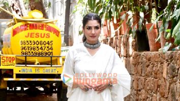 Photos: Raveena Tandon snapped at Krome Studio in Bandra