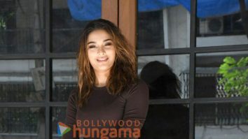 Photos: Saiee Manjrekar snapped at Gigi restaurant in Bandra