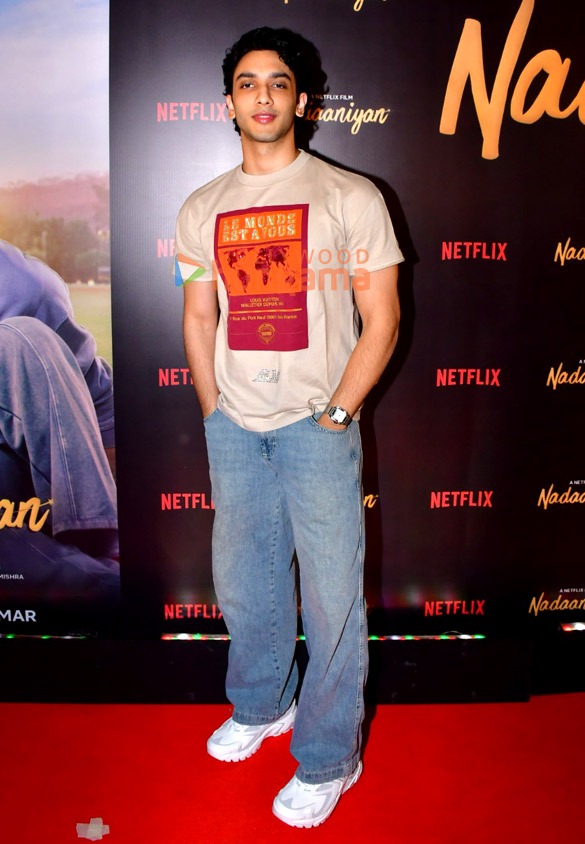 photos sara ali khan ibrahim ali khan janhvi kapoor rekha khushi kapoor suhana khan and others grace the premiere of nadaaniyan 1