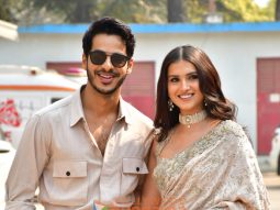 Photos: Tara Sutaria and Ishaan Khatter snapped promoting their song ‘Pyaar Aata Hai’ on the sets of Indian Idol